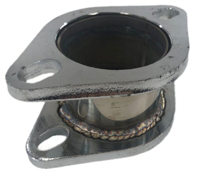 2.5" 2 Bolt Flange Catback Exhaust Muffler Pipe Extension Flange Steel