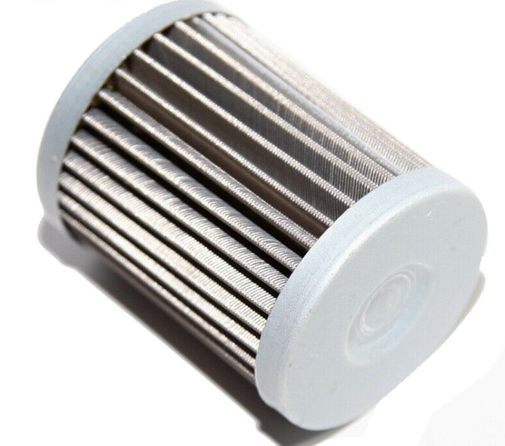 50 Micron Inline Fuel Filter Mount High Flow Turbo 6/8/10AN Adapter Universal. Emusa