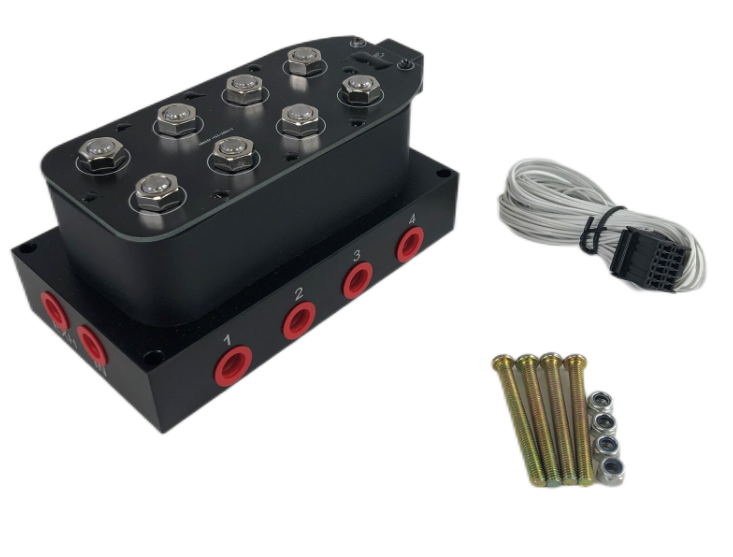 Air Ride Suspension Manifold Valve 1/4NPT, 1/8NPT Fast Air Bag Control