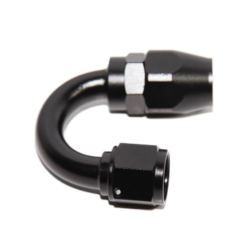 EMUSA AN-8 AN8 180° Swivel Hose End Fitting – Black, Fuel Oil Gas Line, 90-Day Warranty
