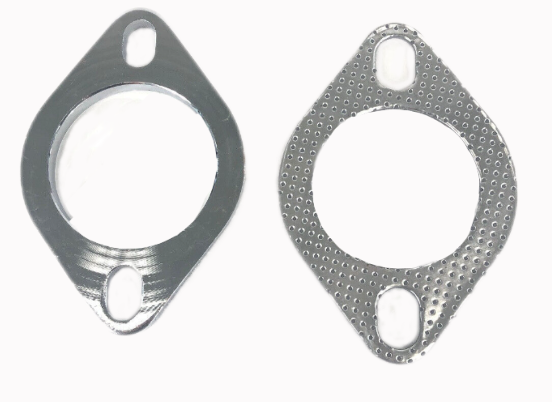 Universal 2.5" Exhaust System Flange+Gasket Mild Steel. Emusa