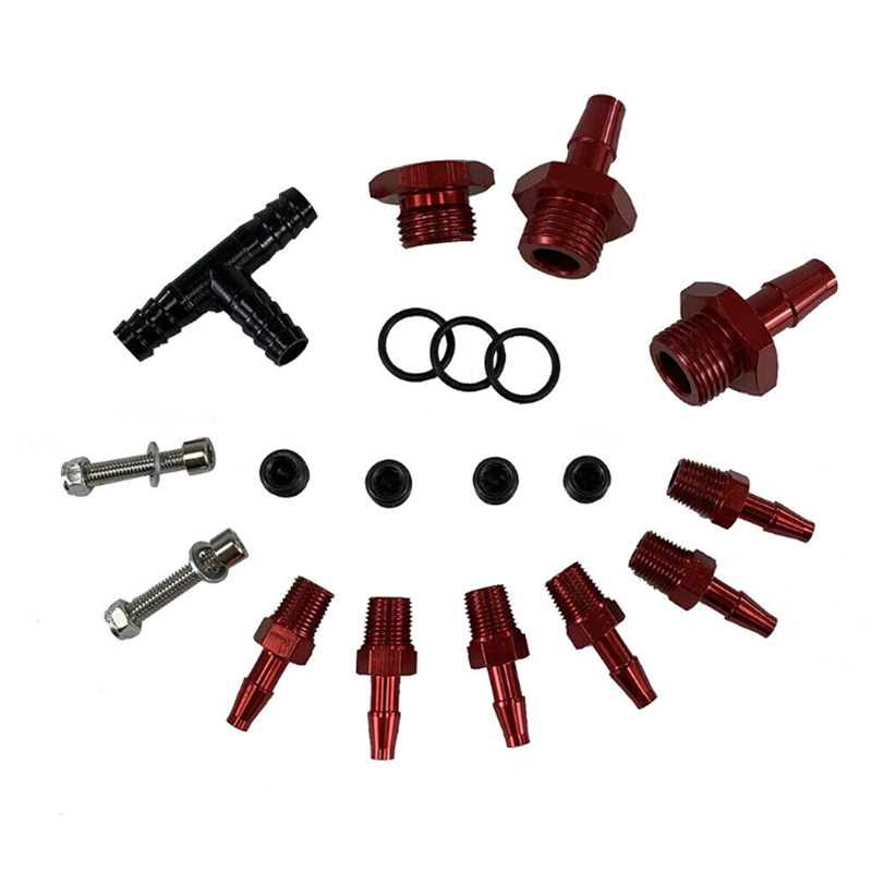 vacuummanifoldkits6port18nptturbowastegateboostblockintake